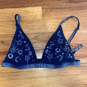 Navy Sparkly Bralette